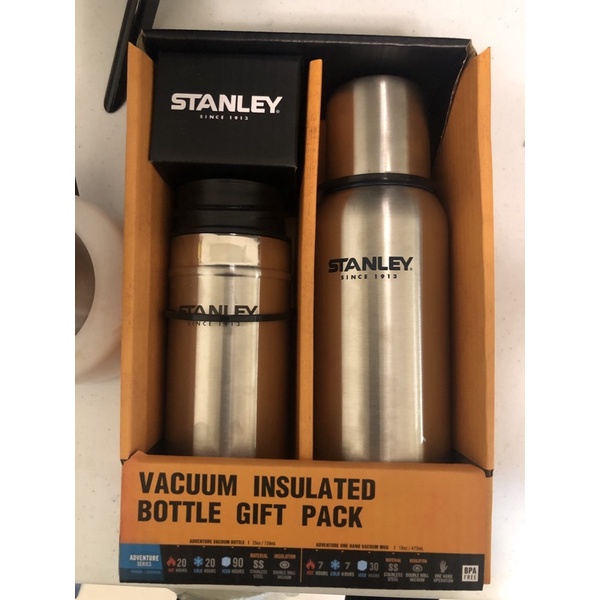 STANLEY  史丹利探險系列不銹鋼真空保溫瓶739ml+保溫杯473ml套裝