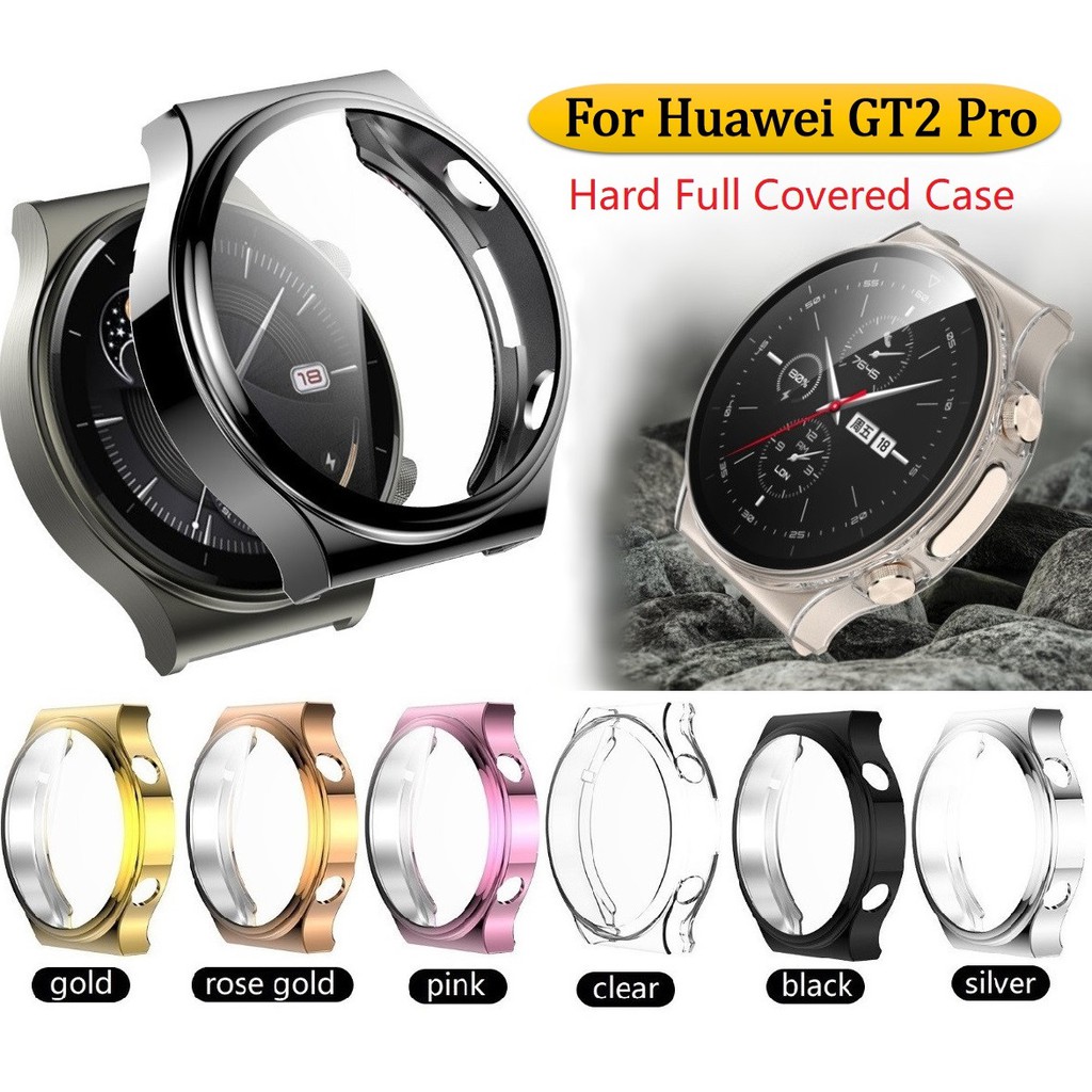 華為手錶 GT2 pro 保護殼硬質 PC 型鋼化玻璃防震華為 GT2 pro 光面硬鋼化玻璃 GT2 pro 保護套華