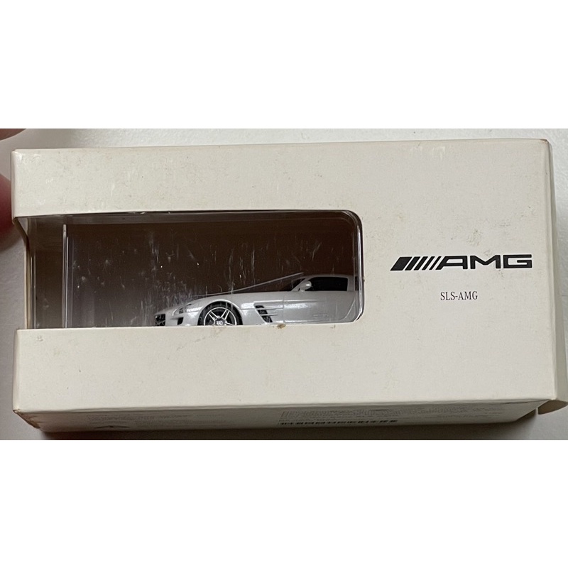 原廠官方周邊 賓士 SLS AMG 金屬模型車1:87 白色