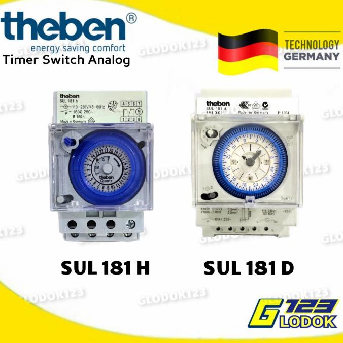 181d 181H 原裝 SUL 181H 模擬 Theben Switch Timer 24 小時面板