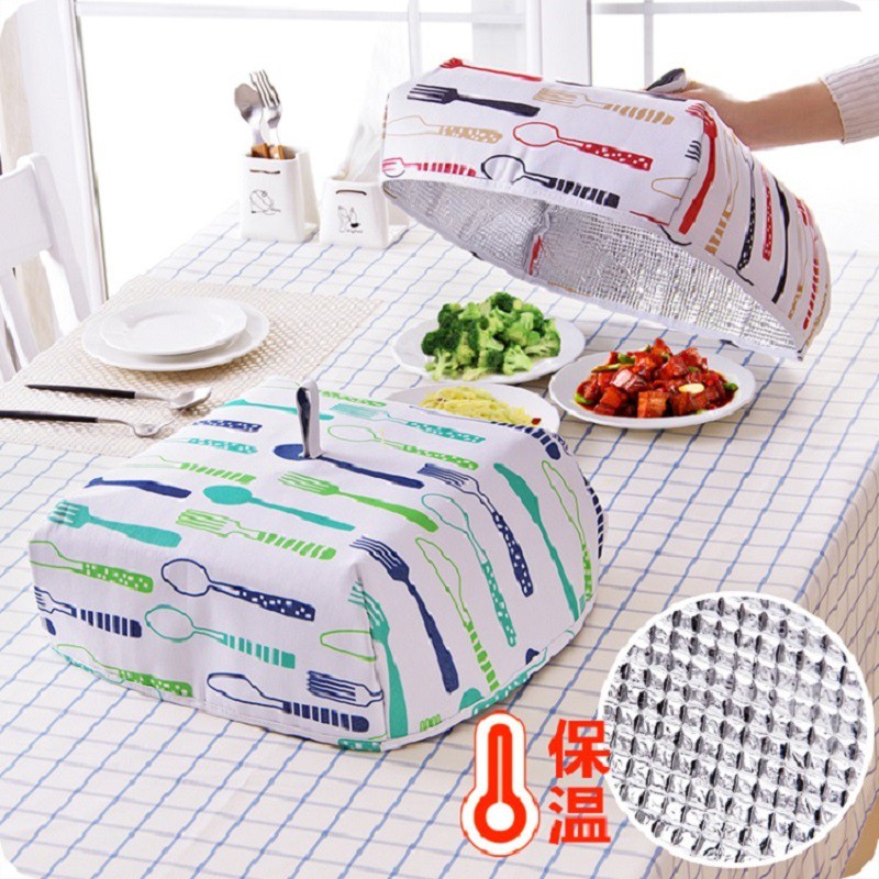 台灣現貨_DA027 飯菜罩 保溫 折疊飯菜罩 防塵 保溫菜罩 餐桌食物罩 罩子 WENJIE
