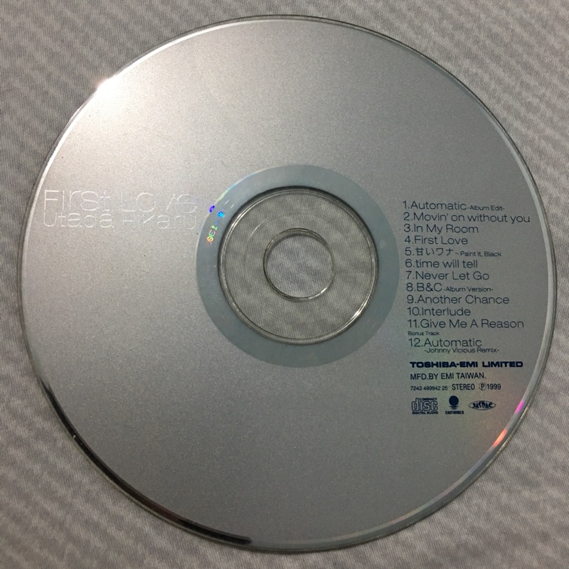 宇多田first Love 正版cd 魔女的條件主題曲 蝦皮購物