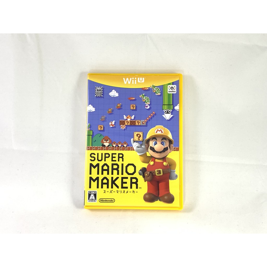 Wii U 遊戲 瑪利歐製作大師 Mario Maker 二手品