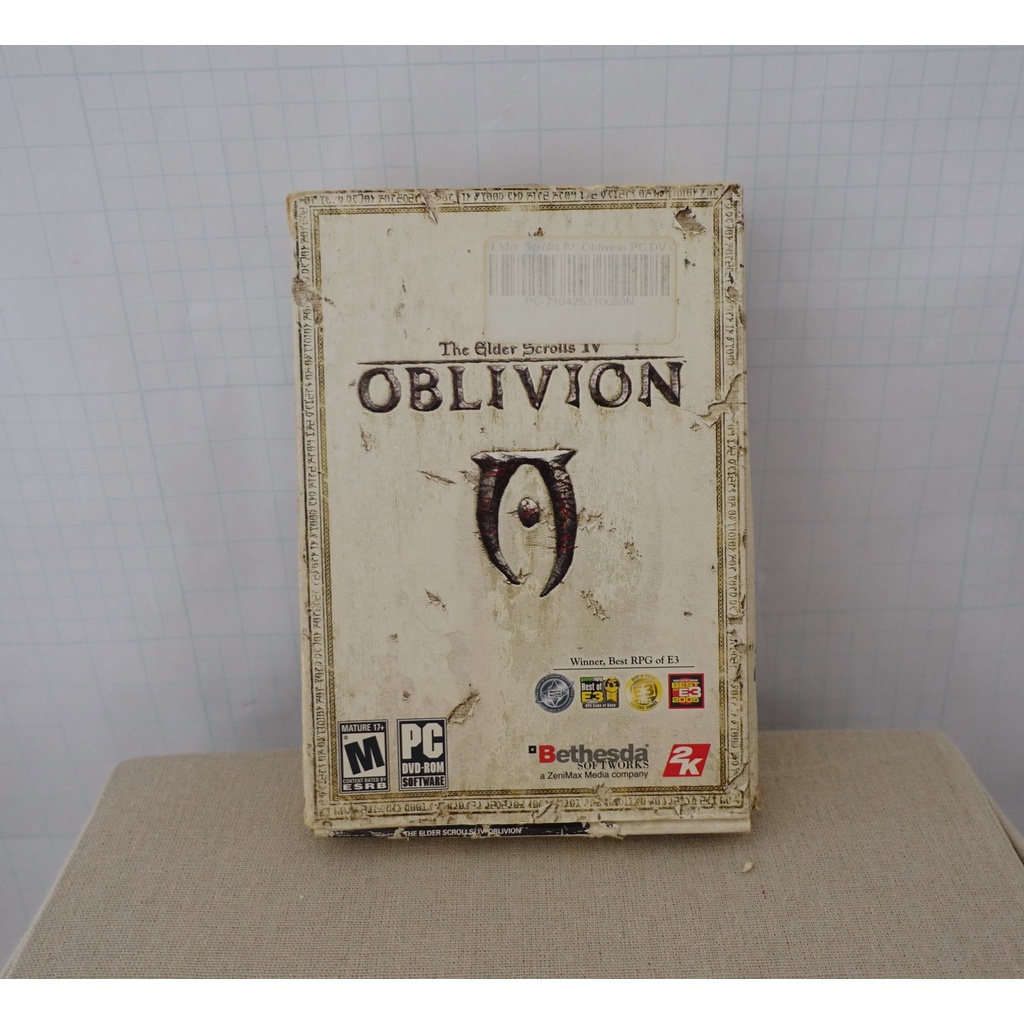 PC 電腦遊戲 美版 上古卷軸 4 遺忘之都 The Elder Scrolls IV Oblivion 9成新