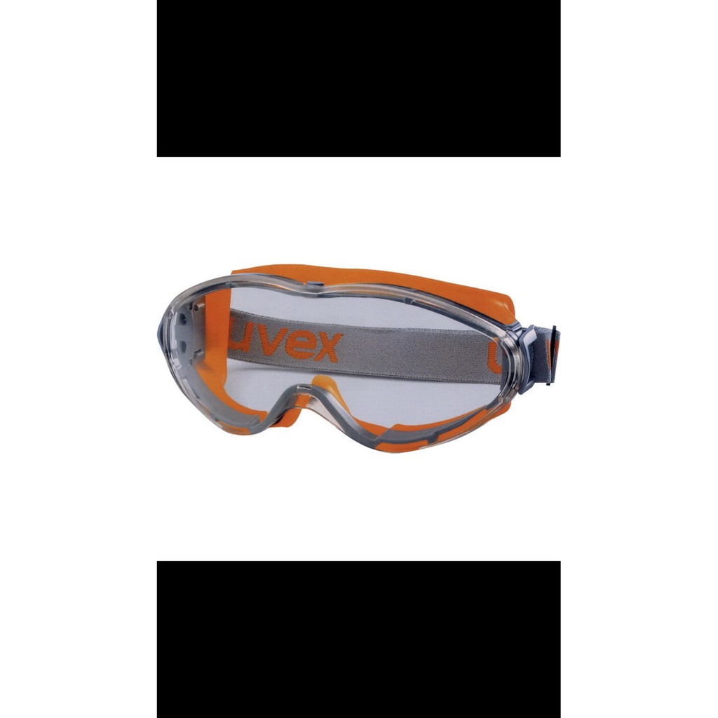 德國滑雪鏡品牌UVEX 9302 抗UV抗霧油污工業安全眼鏡 (附說明書)橘色