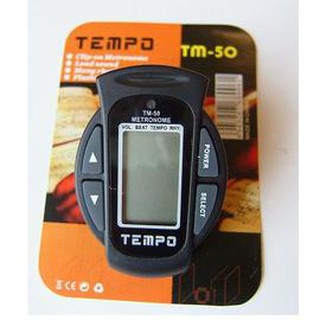 亞洲樂器 Tempo TM-50 譜夾式節拍器 (民謠吉他/電吉他/電貝斯/鋼琴可用,可當譜夾唷!)