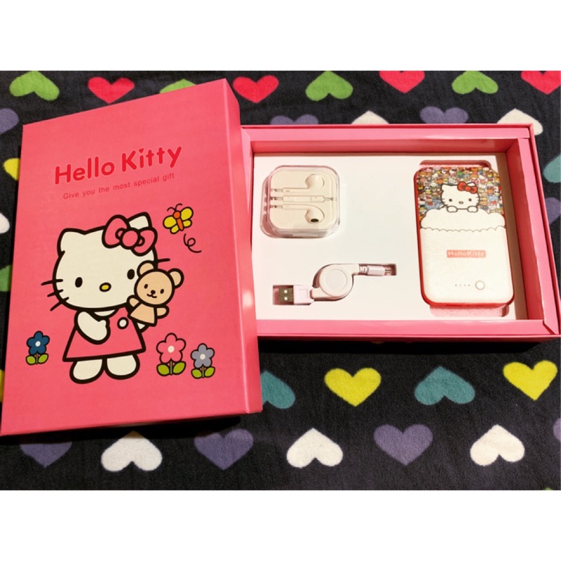 Hello kitty輕薄型行動電源套裝組8800mAh