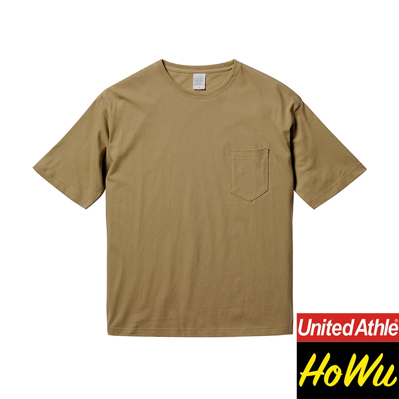【United Athle】日本頂級柔棉5.6oz.寬版口袋T恤 (3500801) | Howu好物商城