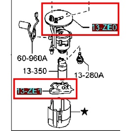 【JT馬自達原廠】魂動 MAZDA3 15- 正廠 汽油幫浦上蓋+汽油幫浦濾網 汽油過濾器 汽油芯 一組價