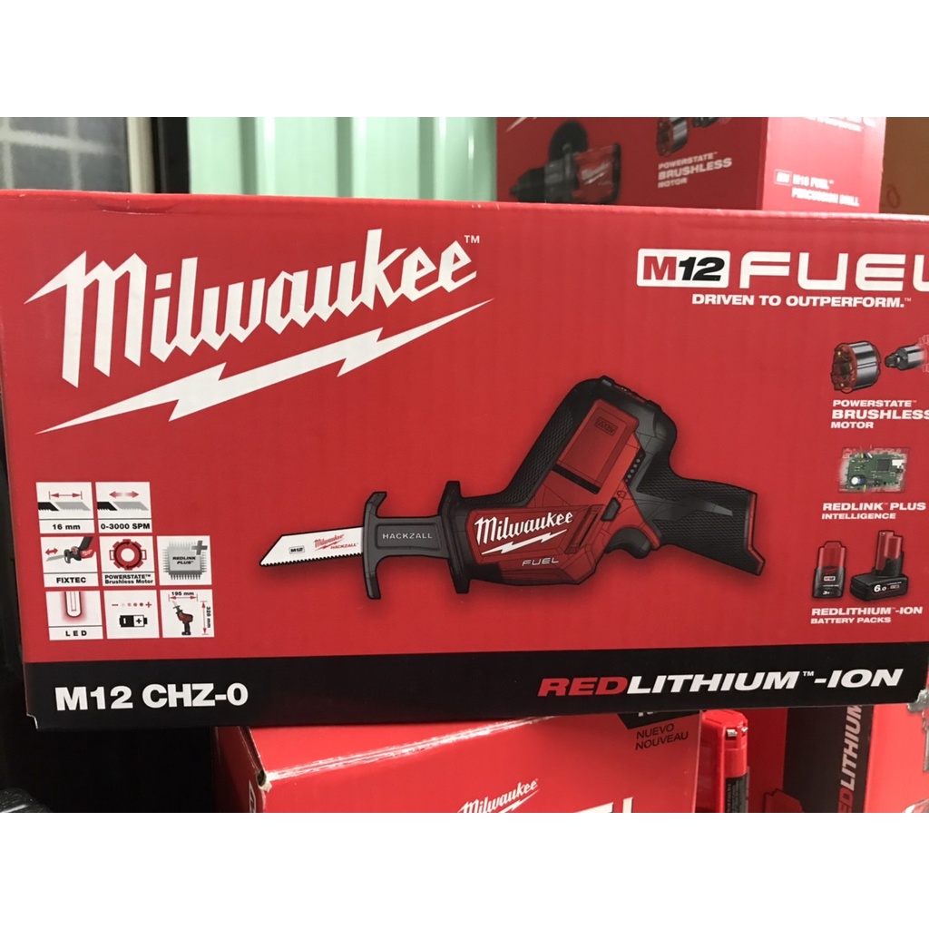 花電 12V的小巨人 全新公司貨 MILWAUKEE 米沃奇 M12 CHZ-0 無刷軍刀鋸