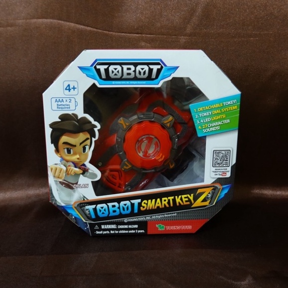 正版 TOBOT 機器戰士 啟動鑰匙 Z 手錶 玩具 (27種聲音及4種LED光線效果) - 麗嬰代理 - 全新未拆