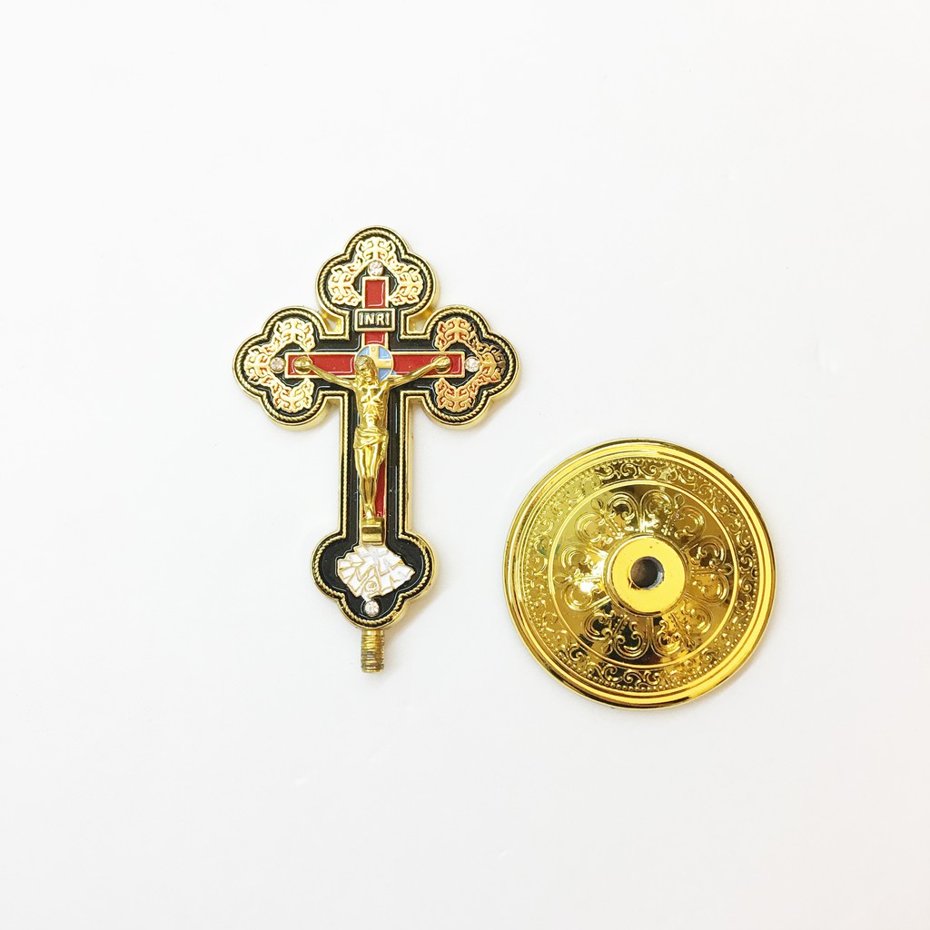 Jesusart 天主教聖物真福八端鎏金神貧耶穌苦像十字架擺飾 蝦皮購物
