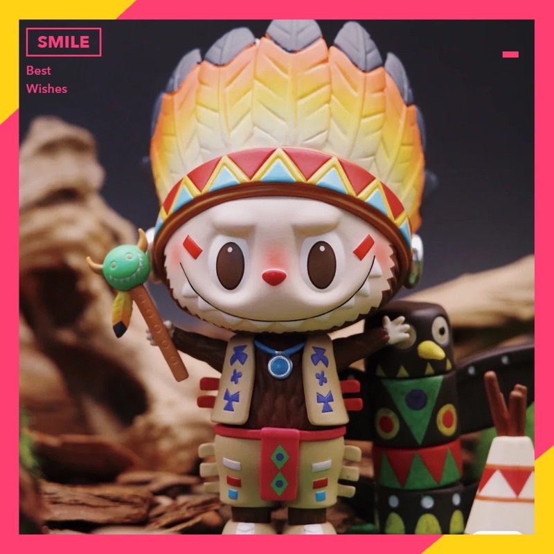 快速預購 ✅ Labubu 印第安吊卡 泡泡瑪特 pop mart 印地安 公仔 吊卡 拉布布 公仔