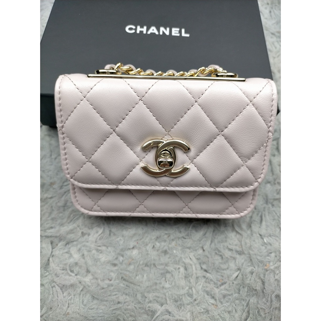 Chanel 新款 mini trendy cc 淡紫色  愛麋鹿歐美精品全球代購since2005💜