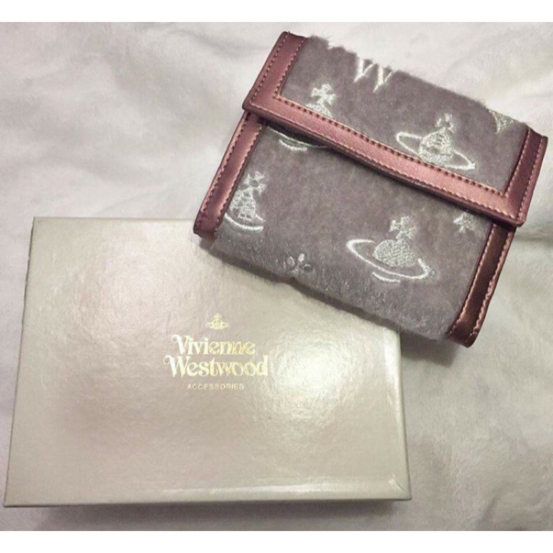 全新 Vivienne westwood 粉色 皮夾