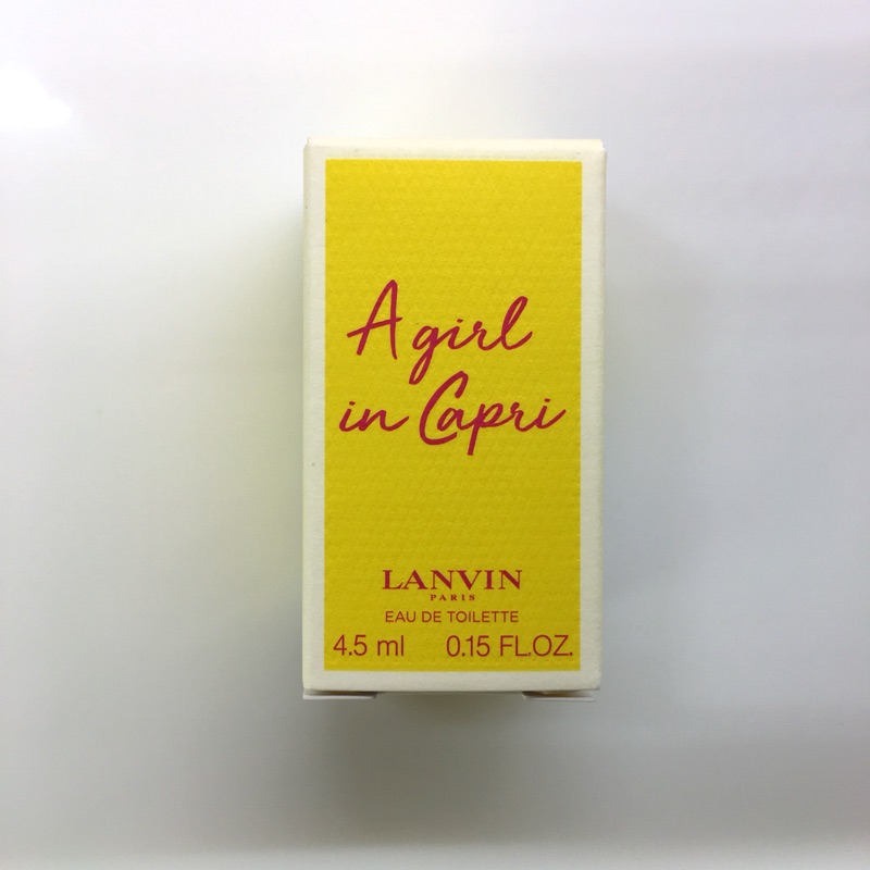 LANVIN 浪凡 卡布里風情淡香水 迷你瓶 4.5ml