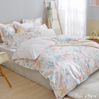 Fancy Belle 100%精梳純棉 兩用被床包組 單/雙/加 格蕾寢飾 星願動物園 防蹣抗菌 吸濕排汗
