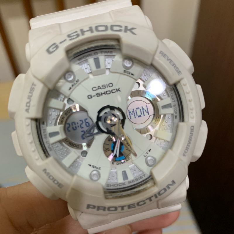 G-shock 白色手錶
