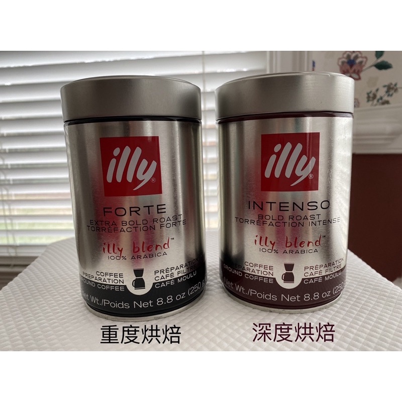 illy濾泡式咖啡粉250公克 美國購入 現貨
