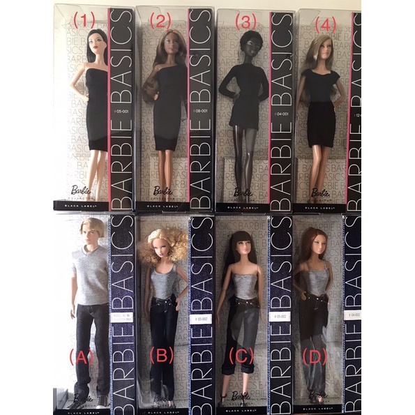 【 Barbie 】收藏型芭比—Barbie Basics 經典小黑裙系列 限量芭比 編號（1）～（8）號