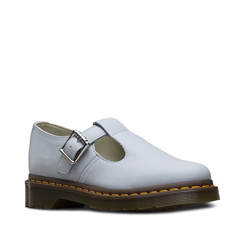 【現貨】Dr Martens Polley Virginia 寧靜藍 馬汀 軟皮 瑪莉珍娃娃鞋款 SS16