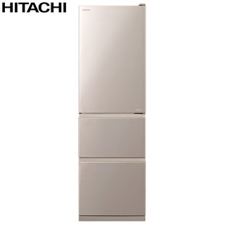 HITACHI 日立 331公升變頻三門冰箱 RV36C星燦金(CMX) 大型配送