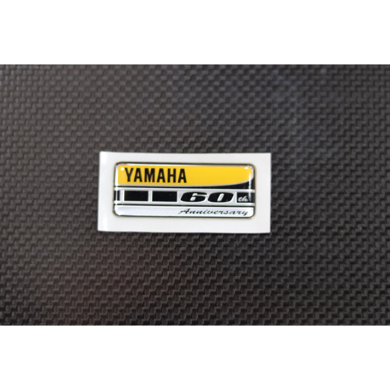 Yamaha 60週年貼紙（正日規）