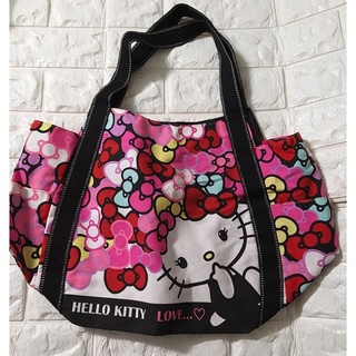 日貨 三麗鷗 Hello Kitty × Dearisimo 雙子星聯名款大容量磁扣托特包肩背包側背包手提包