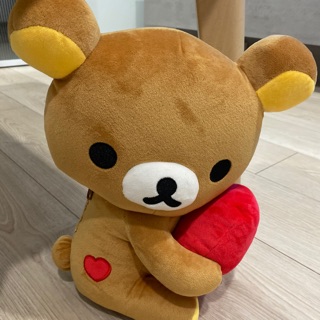 RILAKKUMA拉拉熊愛心娃娃
