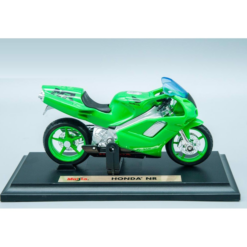 本田摩托車模型】Honda NR 綠色重機模型模型Maisto 美馳圖1/18精品車模| 蝦皮購物