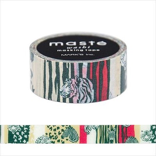 【紙膠帶分裝】日本和紙膠帶 日本品牌 MARK’S maste - 動物 遊獵 紙膠帶分裝100cm