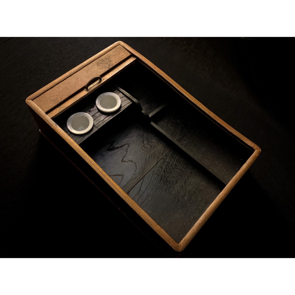 日本早期硯箱鉛筆盒古物骨董古董硯箱 蝦皮購物