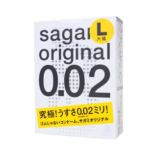 Sagami 相模元祖。002超激薄保險套（L加大） 3片裝【OGC株式會社】日本原裝 保險套 衛生套