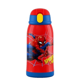 漫威蜘蛛俠美國隊長米奇白雪公主兒童保溫杯316不鏽鋼三蓋卡通學生水壺大容量水杯
