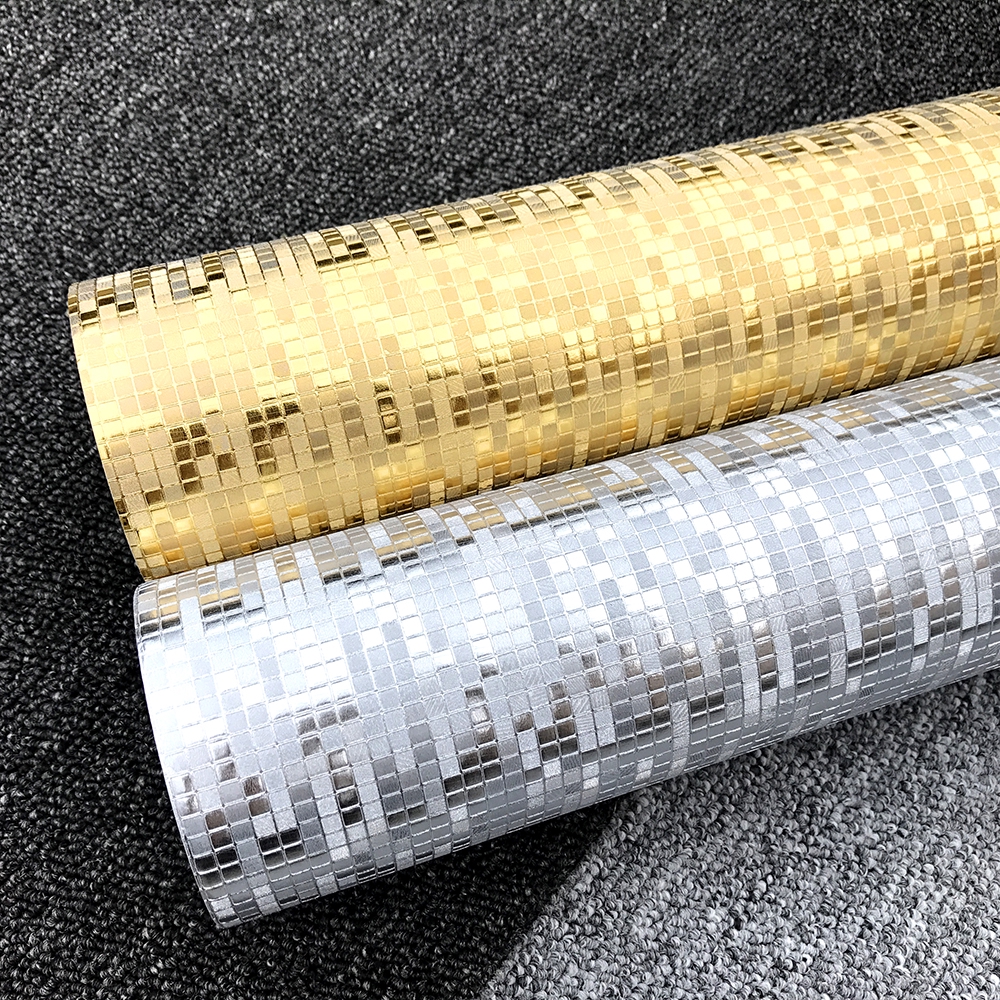 現貨 熱賣金箔墻紙金色金黃色銀色ktv酒店客廳拉絲天花板中式房頂吊頂壁紙 蝦皮購物