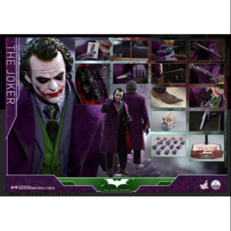 HOTTOYS 1/4 QS010 蝙蝠俠黑暗騎士The Joker/小丑 普通版