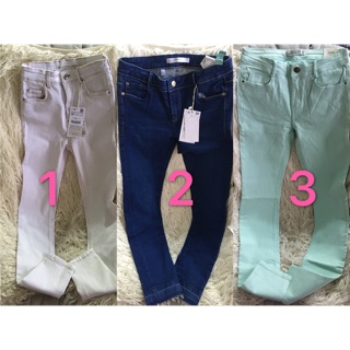 全新 Zara 伸縮彈性牛仔褲 M號