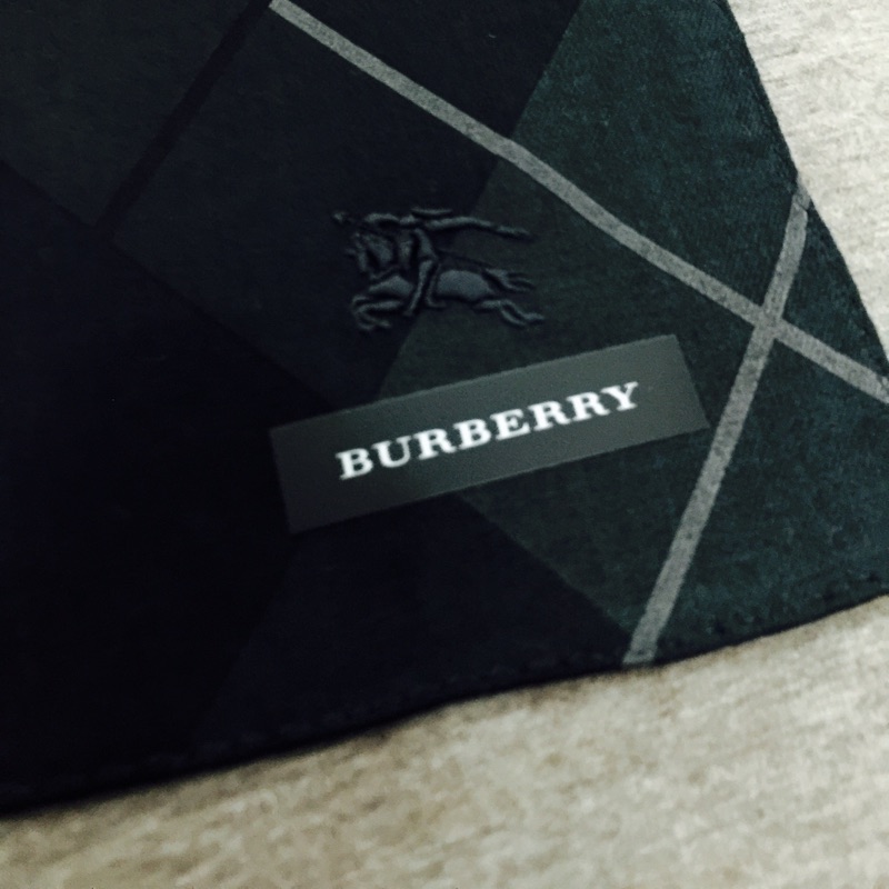 Burberry 經典格紋 手帕 紳士必備 日本購入