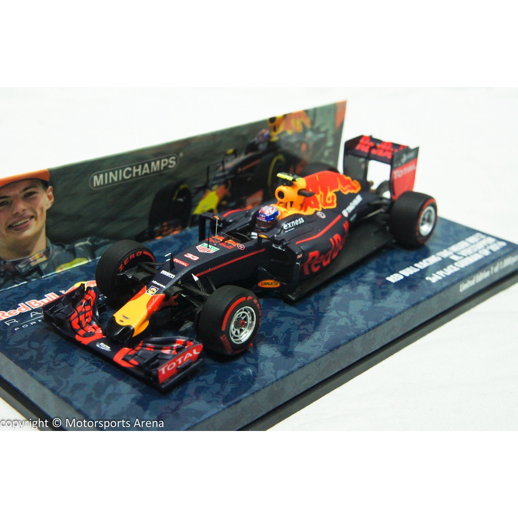 【超值特價】1:43 Minichamps F1 2016 RedBull RB12 Max Verstappen