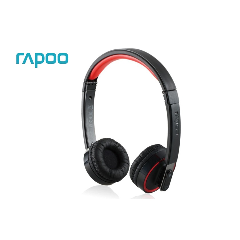 【Y&L】Rapoo 雷柏H6080 藍芽無線摺疊耳機麥克風 黑色
