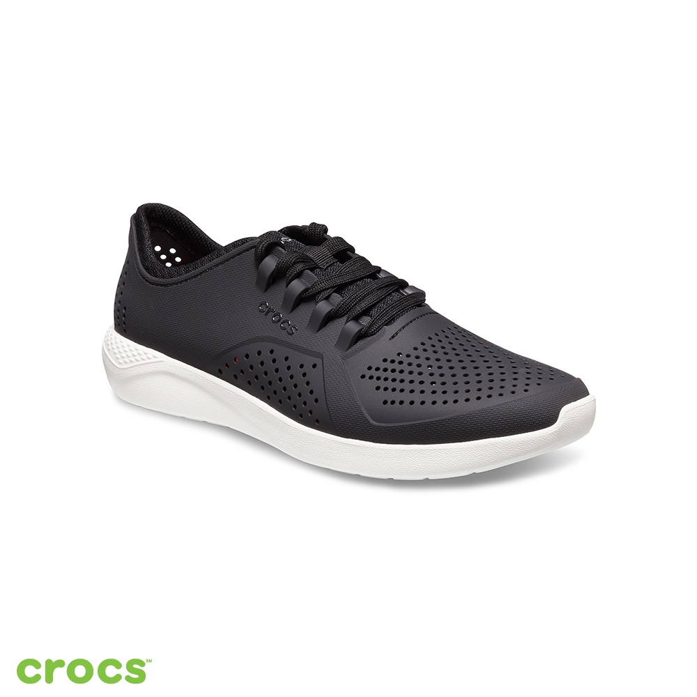 Crocs 卡駱馳 (男鞋) LiteRide徒步繫帶鞋-204967-066_洞洞鞋