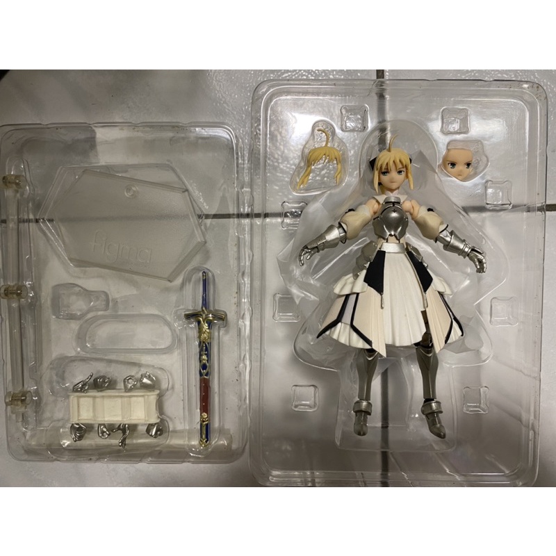 二手 日版 Figma SP-004 賽巴 莉莉 白賽巴 FATE PS2 遊戲同捆限定品