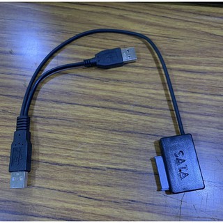 點子電腦☆北投 slim sata 轉usb 轉接線 筆電光碟機專用☆180元