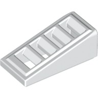 磚家 LEGO 樂高 白色 Slope 18 2x1x2/3 斜面進氣孔 水溝蓋 排氣孔 溝槽 61409