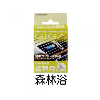 《南瓜閣》【日本製】GIGA 冷氣夾專用替芯 - 森林浴 冷氣用孔夾 香水 芳香劑 車用香水