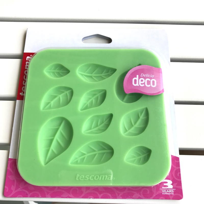 全新 義大利品牌tescoma 樹葉 翻糖模型葉子造型 翻糖壓模 黏土模型 巧克力模型