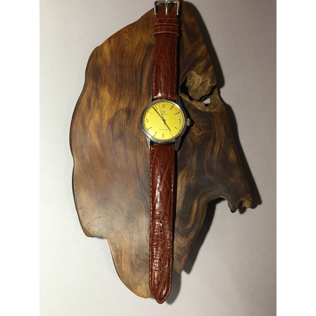 收藏十幾年的二手OMEGA Seamaster 手上鍊老骨董錶