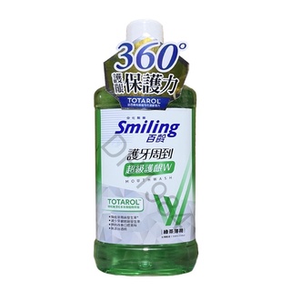 百齡 護牙周到漱口水500+250ml 無酒精新增 綠茶薄荷