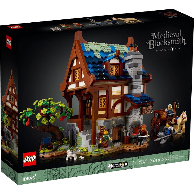 樂高 LEGO 21325 全新品 IDEAS Medieval Blacksmith 中世紀鐵匠舖