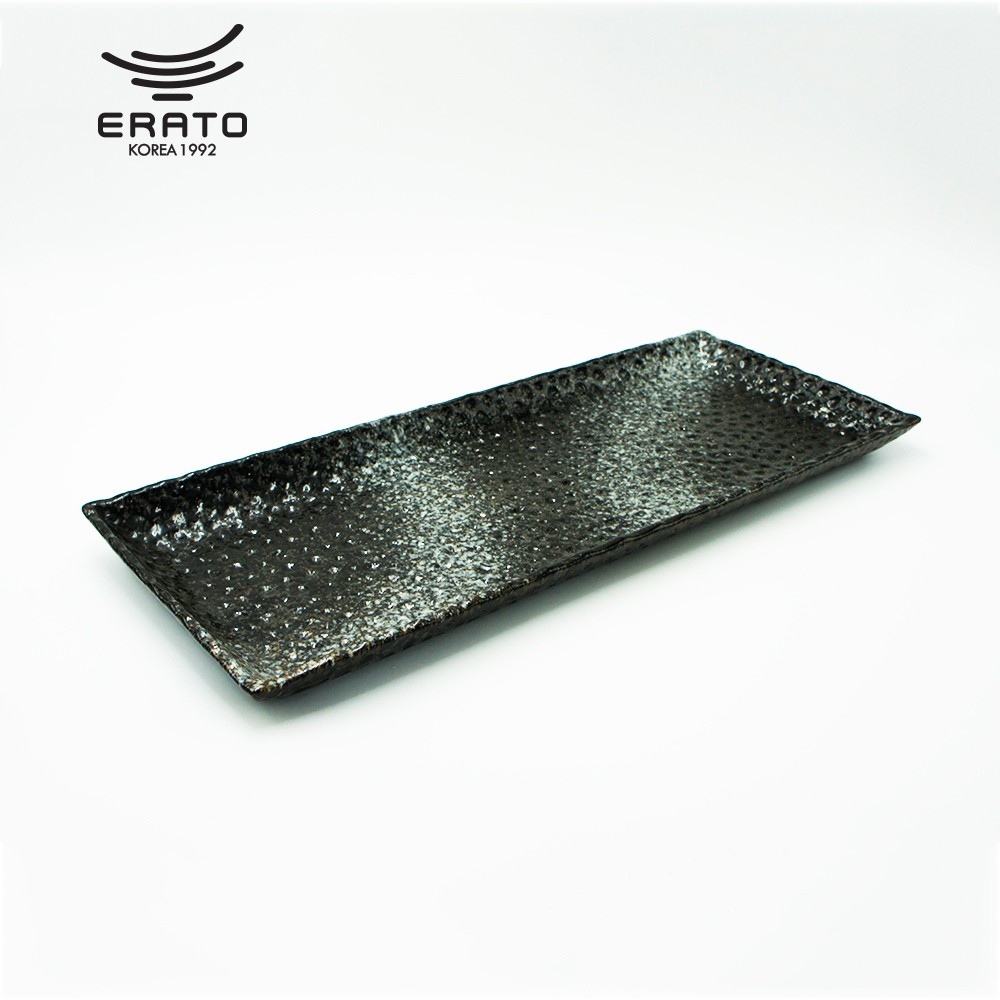 韓國ERATO 黑雲系列 壽司盤 炸物盤 水果盤 陶瓷長盤 20吋